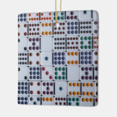 Dominos Numbers Game Keramisch Ornament (Links)