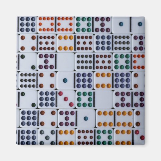 Dominos Numbers Game Magneet (Voorkant)