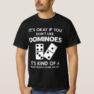 Dominos Score Game Gift ideeën voor vader of moed T-shirt