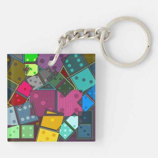 Dominos Sleutelhanger (Achterkant)