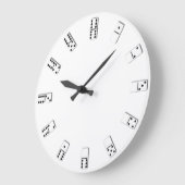 Dominos Wall Clock Grote Klok (Hoek)