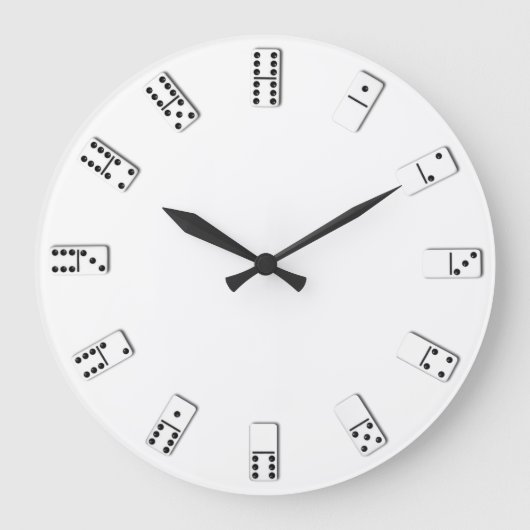 Dominos Wall Clock Grote Klok (Voorkant)