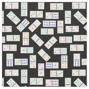 Dominospatroon op elke kleurachtergrond stof