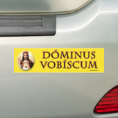 Dominus vobiscum bumpersticker (Op auto)