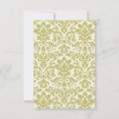 DOMMAGES PLUM ET LIME | RSVP POUR MARIAGE (Dos)