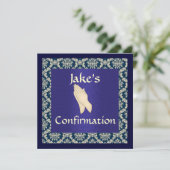 DOMMAQUES Bleues et beiges INVITATIONS À LA Confir (Debout devant)