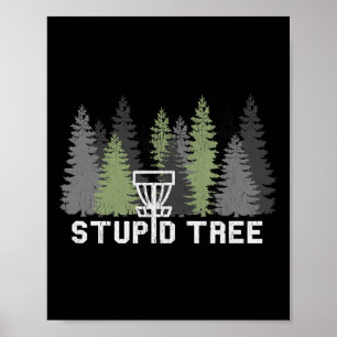 Domme Boom Stomme Disc Golf Frolf Poster