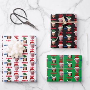 Domme en domme Haris en Biden stemmen op Trump Inpakpapier Vel