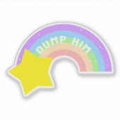 Domme hem vinyl sticker (Voorkant)