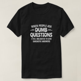 DOMME VRAGEN T-SHIRT