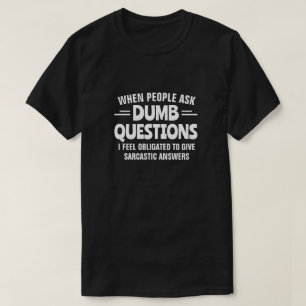 DOMME VRAGEN T-SHIRT