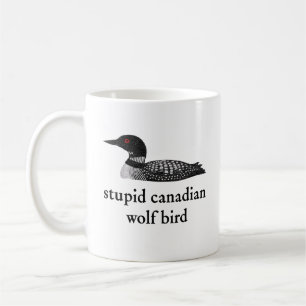 Dommige Canadese Wolf Vogel Hockey Romance voor Ho Koffiemok
