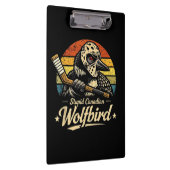 Dommige Canadese Wolf Vogel Klembord (Rechts)