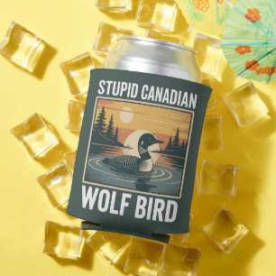 Dommige Canadese Wolf Vogel Sarcastisch Dier Blikjeskoeler