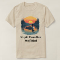 Dommige Canadese Wolfvogel Grappig Canada Cadeau L