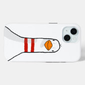 Dommige gans iPhone hoes (Achterkant (horizontaal))