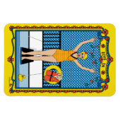 Dompel je onder_B_4x6 Koelkastmagneet Magneet (Horizontaal)