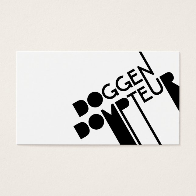 dompteur de dogge (Devant)