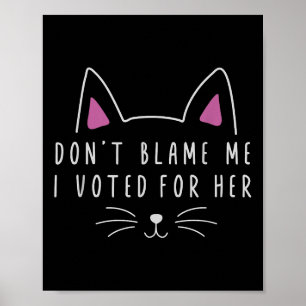 Don't Blame Me Ik heb op haar grappige politie Poster