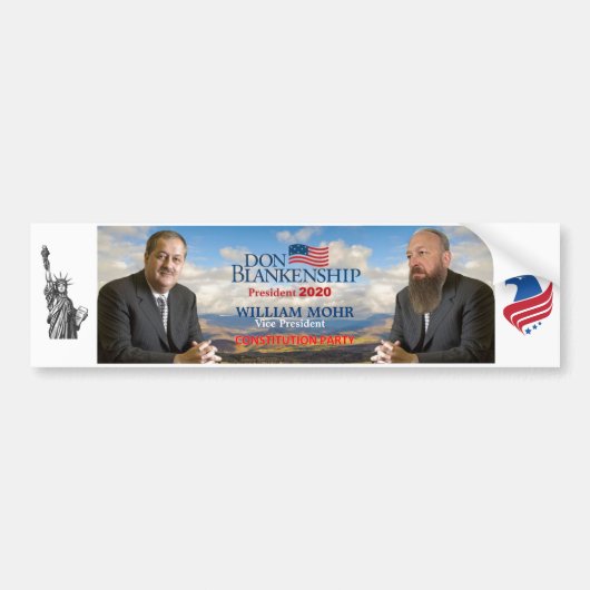 Don Blankenship/William Mohr 2020 Bumpersticker (Voorkant)