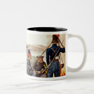 Don Cossacks in 1814 Tweekleurige Koffiemok