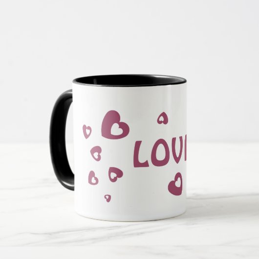 DON D'AMOUR POUR AMI, FEMME MARI PETITE AMIE MUG (Devant gauche)