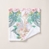 Don d'animaux de la Jungle pour les filles (Gant de toilette)