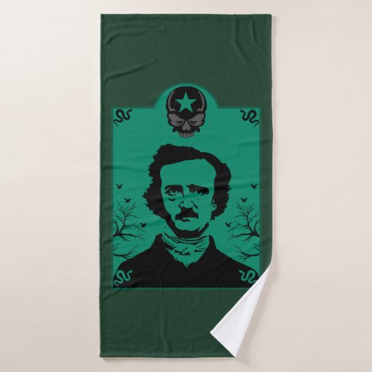 Don d'art Edgar Allan Poe (Serviette de bain)