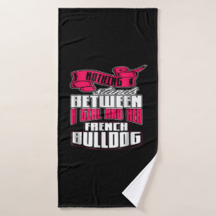 Don de chien Entre Une Fille Et Son Bulldog Fran