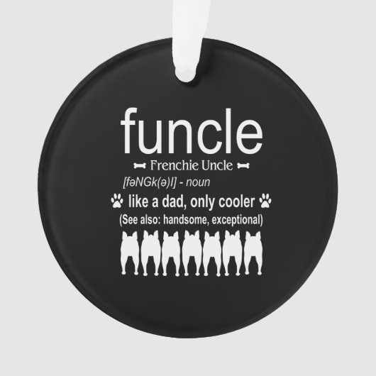 Don de chien | Frenchie Uncle - Comme Papa Seuleme (devant)