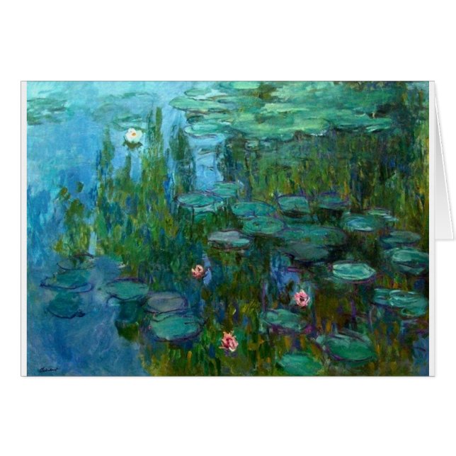 Don de Destins à un peintre de Claude Monet (Devant horizontal)
