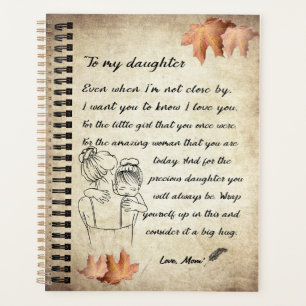 Don de fille Lettre À Ma Fille De Maman
