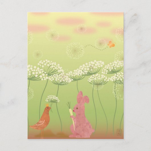 Don de la carte postale de l'illustration dentelle (Devant)