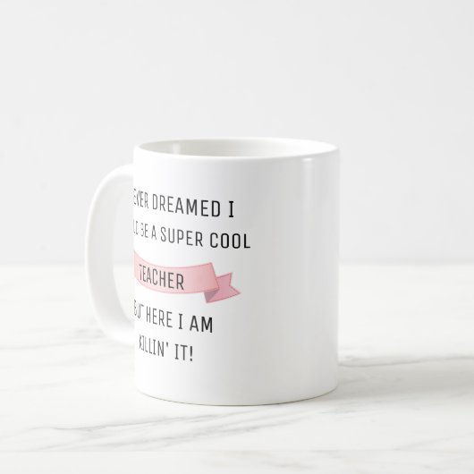 Don De L'Enseignant Mug Enseignant Pour L'Apprécia (Devant gauche)