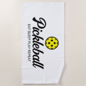 Don de serviette de plage de Pickleball (Devant)