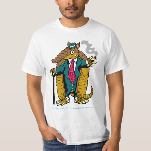 Don Dillo Cortado - Armadillo Mob Boss! T-shirt (Voorkant)