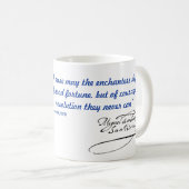 DON DON QUICHOTTE - tasse - taza de Cervantes (Devant droit)