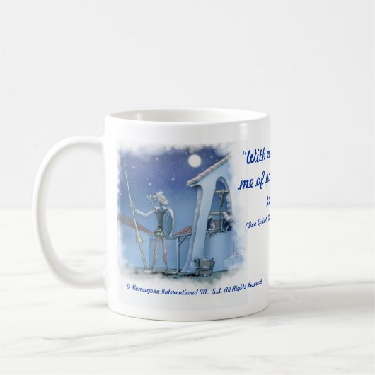 DON DON QUICHOTTE - tasse - taza de Cervantes (Gauche)