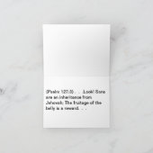 Don du carte pour notes de l'Eternel (Intérieur)