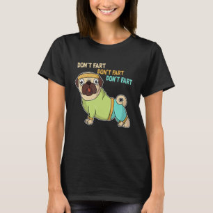 Don Fart Pug Pug Sporten T-shirt