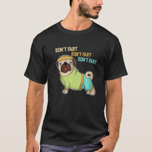 Don Fart Pug Pug Sporten T-shirt