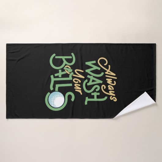 Don Golf Golfball Golf Golf (Serviette de bain)