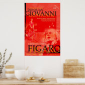 DON JUAN GIOVANNI & FIGARO POSTER (Keuken)