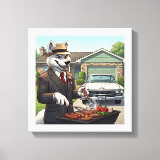 Don Lupo Canino "Dag van de Arbeid" Canvas Afdruk