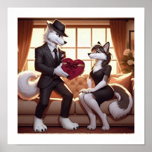 Don Lupo Canino "Valentines" Poster (Voorkant)