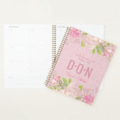 DON Nurse rose Personnalisé Journal Floral Planifi (Devant avec enveloppe)