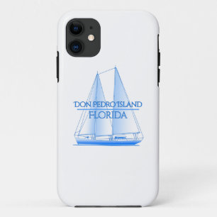 Don Pedro Island Coastal Nautical Sailor iPhone 11 Hoesje