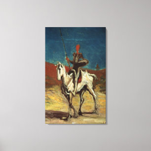Don Quichot, c.1865-1870 Canvas Afdruk