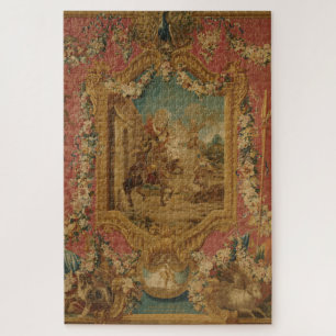 Don Quichot geleid door Dwaasheid, 18e-eeuwse wand Legpuzzel