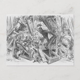 Don Quichot vecht tegen poppen Briefkaart